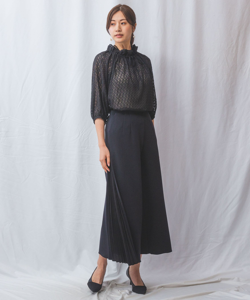 NARACAMICIE(ナラカミーチェ)の「【NARACAMICIE】サイドプリーツパンツ(その他パンツ・レディース・ダークグレー/グレー・M/XL)」の19枚目の写真