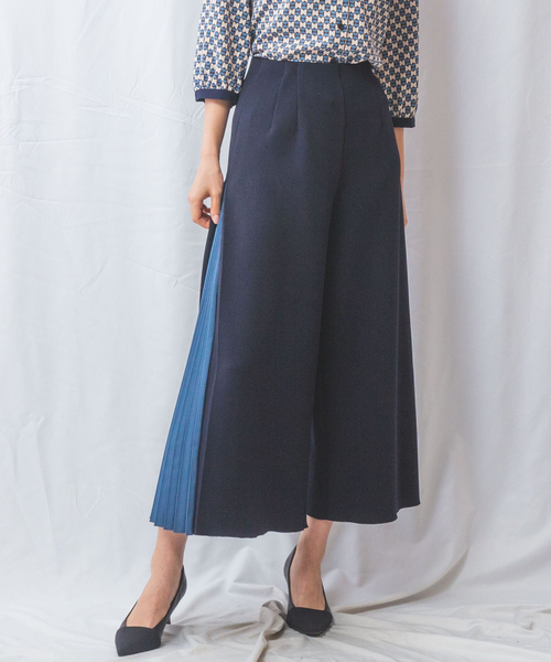 NARACAMICIE(ナラカミーチェ)の「【NARACAMICIE】サイドプリーツパンツ(その他パンツ・レディース・ダークグレー/グレー・M/XL)」の6枚目の写真