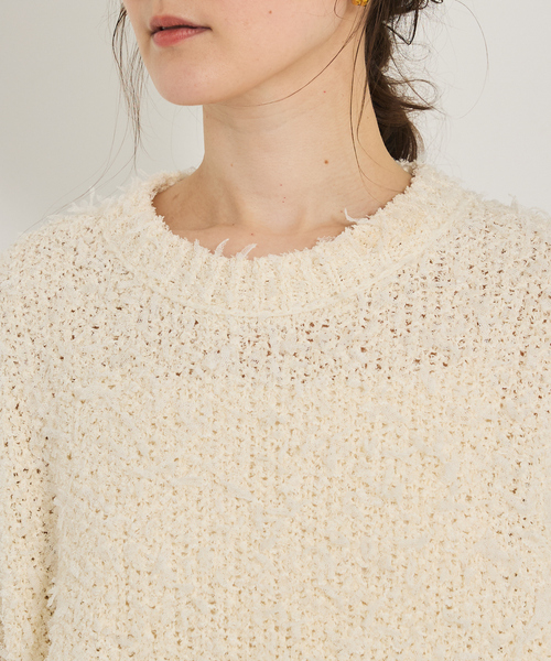 セール】チュールフェザーニット（ニット/セーター）｜qualite（カリテ