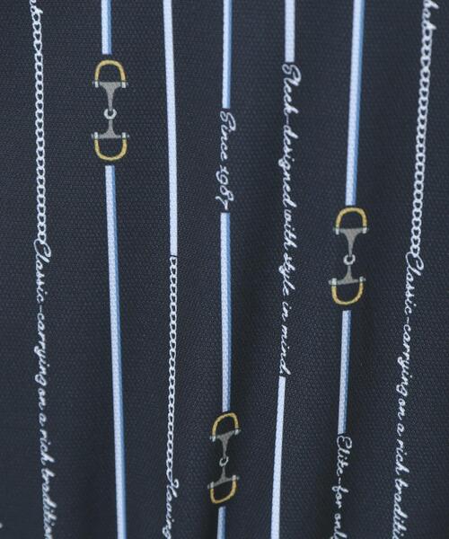 adabat（アダバット）の「【吸水速乾】ビットストライプ長袖ポロシャツ（ポロシャツ・レディース・ピンク系1/ネイビー系・42/38/40/36）」の11枚目の写真