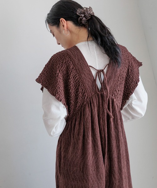 LOWRYS FARM(ローリーズファーム)の「フリルメロークルリンヘアカフ 579127(バレッタ/ヘアクリップ・レディース・ブラック系その他/ブラック/アイボリー/ブラウン・FREE)」の13枚目の写真