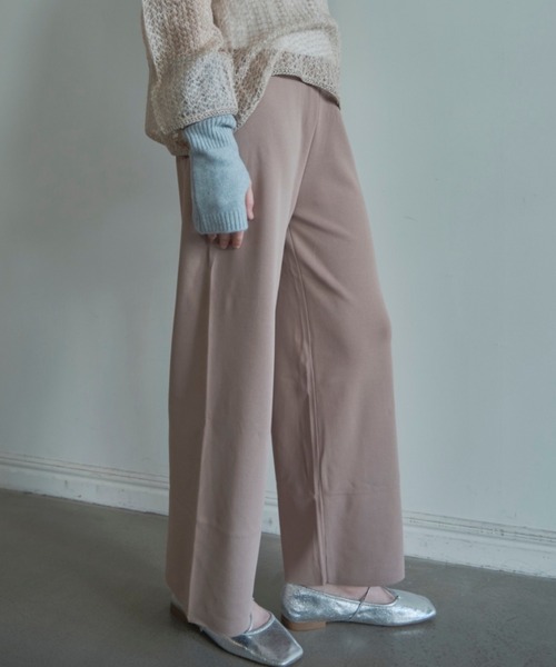 ALORA THE WAY(アロラザウェイ)の「stretch knit wide pants(その他パンツ・レディース・ブラック/ベージュ・FREE)」の10枚目の写真