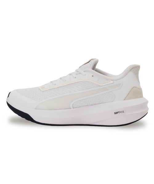 PUMA(プーマ)の「PUMA プーマ ウィメンズ ソフトライド コートニー ランニングシューズ(スニーカー・レディース・ホワイト×ネイビー/ブラック/ホワイト×レッド/ホワイト×シルバー・22.5cm/22.0cm/26.0cm/25.5cm/25.0cm/23.5cm/23.0cm/24.5cm/24.0cm)」の3枚目の写真