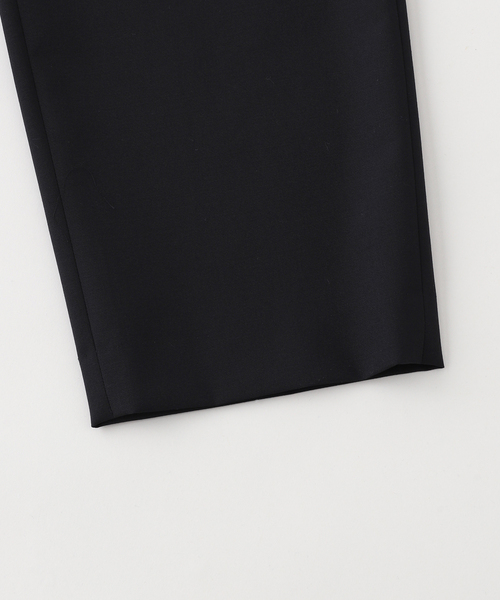 ATON（エイトン）の「ATON (エイトン) WOOL TROPICAL LOOSE FIT PANTS（スラックス・メンズ・ブラック・4）」の4枚目の写真
