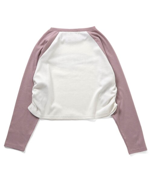 algy（アルジー）の「シャーリングリブロンT（Tシャツ/カットソー・キッズ・ブルー/ブラウン/ピンク・XX-SMALL/X-SMALL/MEDIUM/SMALL）」の18枚目の写真