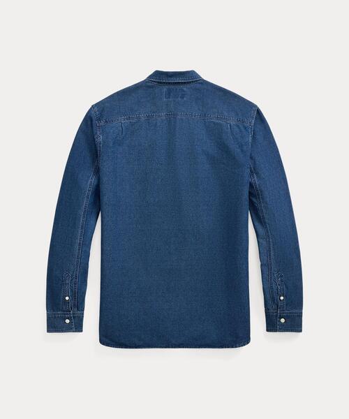 RRL インディゴオックスフォードシャツ インディゴ オックスフォード ワークシャツ（シャツ/ブラウス）｜RRL