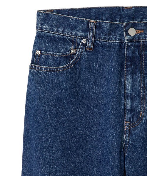 PERVERZE(パーバーズ)の「Nano Mist Denim-Loose Straight(デニムパンツ・レディース・インディゴブルー・2/1/0)」の3枚目の写真