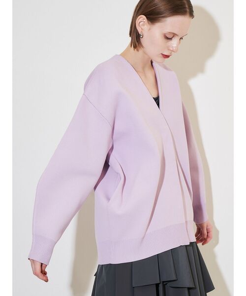 【新品】ELENDEEK カーディガン セール】Vネックフォルムカーディガン（カーディガン/ボレロ