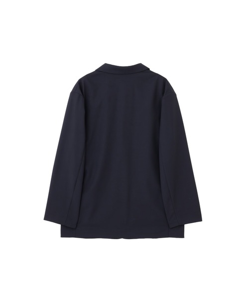 MARGARET HOWELL（マーガレットハウエル）の「FINE WOOL POPLIN（テーラードジャケット・メンズ・ネイビー・SMALL/MEDIUM/LARGE）」の6枚目の写真