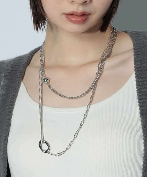 チェーン2連ネックレス（ネックレス）｜PAGEBOY（ページボーイ）の