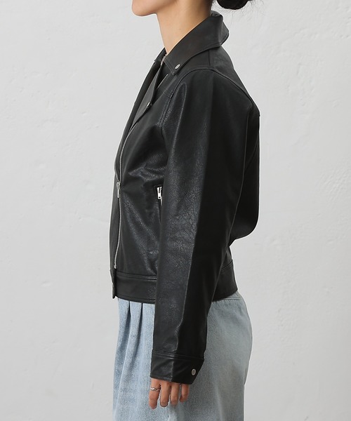 フェイクレザーライダース（ライダースジャケット）｜COLONY 2139