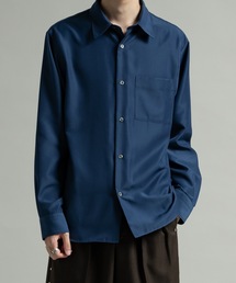 CASPER JOHN | Imitation cupra sharp shirts / イミテーションキュプラシャープシャツ(シャツ/ブラウス)