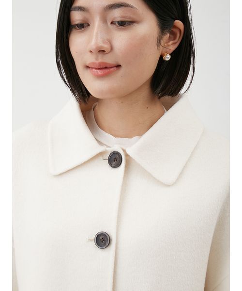 2wayファーカラーリバーショートコート（チェスターコート）｜Mila