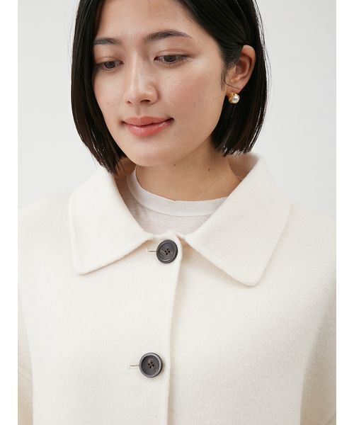 2wayファーカラーリバーショートコート（チェスターコート