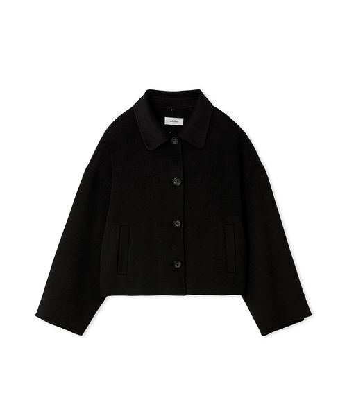 ミラオーウェンウールショートコート ミラオーウェン】ショート丈リバーダブルコート - メルカリ