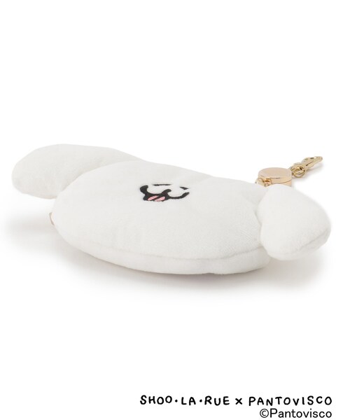 SHOO・LA・RUE(シューラルー)の「【パントビスコ/ぺろち】ぺろち 立体顔型パスケース(その他・レディース・ホワイト・00)」の4枚目の写真