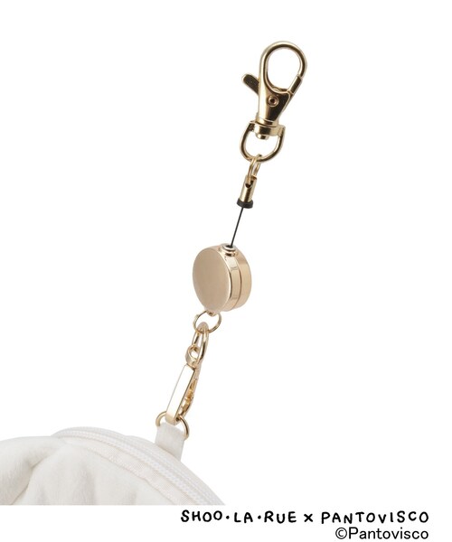 SHOO・LA・RUE(シューラルー)の「【パントビスコ/ぺろち】ぺろち 立体顔型パスケース(その他・レディース・ホワイト・00)」の6枚目の写真