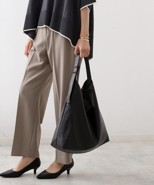 THE SHOP TK (ザ ショップ ティーケー )の「トライアングルトートバッグ(トートバッグ・レディース・キャメル/ブラック/ナチュラル・00)」の16枚目の写真