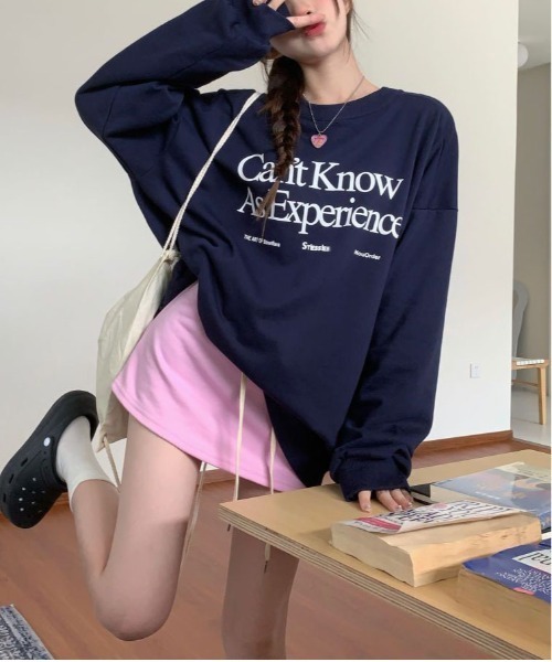 5月末まで限定値下げ【アボガド6】「メッセージ」スウェット(ikitai×××) AMBIDEX Store △○BLACK full moon skirt(F クロ): l'atelier