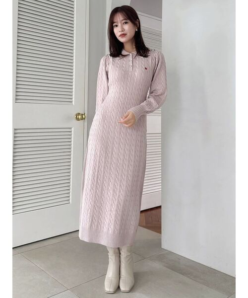 POLO BCS コラボ】ケーブルポロニットワンピース（ワンピース）｜POLO