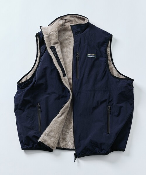 セール】限定展開 リラックスフィット ナイロン フリース リバーシブル