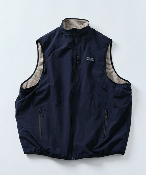 FREAK'S STORE（フリークスストア）の「限定展開 リラックスフィット ナイロン フリース リバーシブル ジップアップベスト（その他アウター・メンズ・ブラック/オリーブ/ネイビー/スミクロ・LARGE/MEDIUM/SMALL）」の5枚目の写真