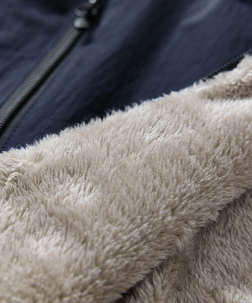 FREAK'S STORE（フリークスストア）の「限定展開 リラックスフィット ナイロン フリース リバーシブル ジップアップベスト（その他アウター・メンズ・ブラック/オリーブ/ネイビー/スミクロ・LARGE/MEDIUM/SMALL）」の15枚目の写真