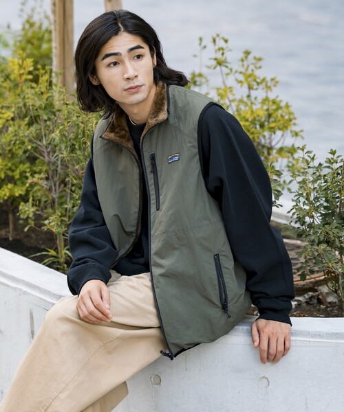 PWA リバーシブル ナイロンジップアップ ダウンベスト PWA リバーシブル ナイロンジップアップ ダウンベスト PWA