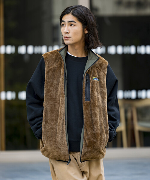 FREAK'S STORE（フリークスストア）の「限定展開 リラックスフィット ナイロン フリース リバーシブル ジップアップベスト（その他アウター・メンズ・ブラック/オリーブ/ネイビー/スミクロ・LARGE/MEDIUM/SMALL）」の18枚目の写真