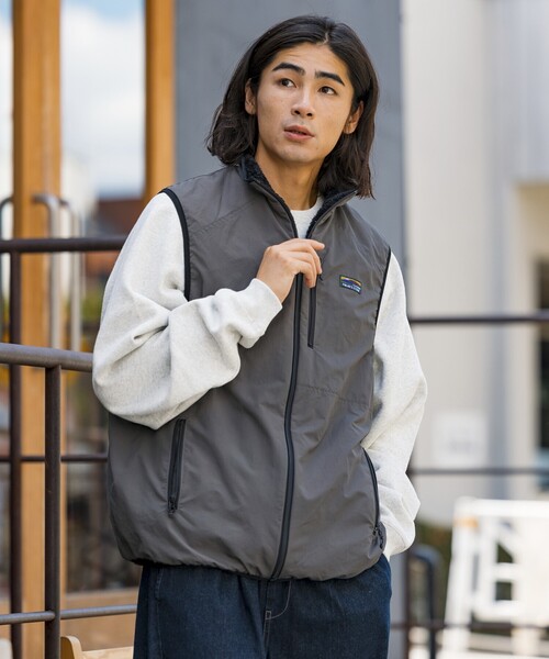 セール】限定展開 リラックスフィット ナイロン フリース リバーシブル