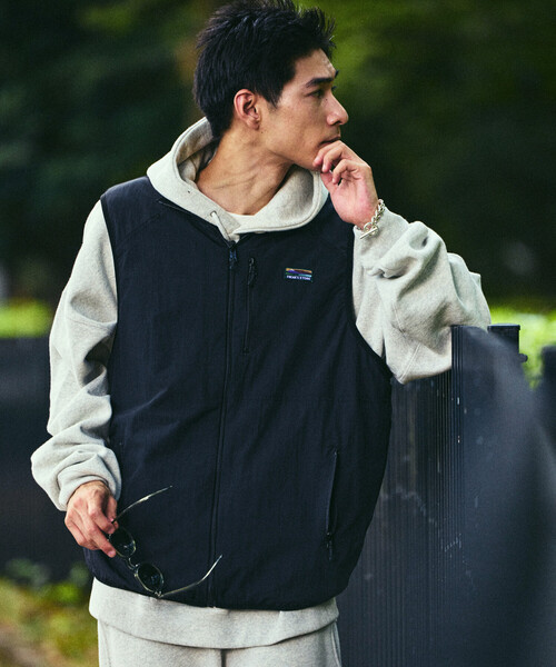 セール】限定展開 リラックスフィット ナイロン フリース リバーシブル