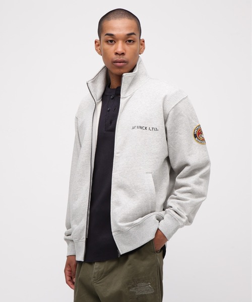 AVIREX(アヴィレックス)の「《直営店限定》CAMP LEJEUNE PATCHED STAND ZIP SWEAT / キャンプ レジューン パッチド スタンドジップ スウェット / AVIREX / アヴィレックス(スウェット・メンズ・グレー/オリーブ/ブルーグレー/ブラック・X-LARGE/LARGE/MEDIUM/XX-LARGE)」の22枚目の写真