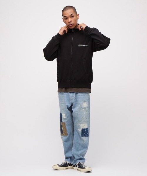 AVIREX(アヴィレックス)の「《直営店限定》CAMP LEJEUNE PATCHED STAND ZIP SWEAT / キャンプ レジューン パッチド スタンドジップ スウェット / AVIREX / アヴィレックス(スウェット・メンズ・グレー/オリーブ/ブルーグレー/ブラック・X-LARGE/LARGE/MEDIUM/XX-LARGE)」の10枚目の写真