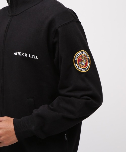 AVIREX(アヴィレックス)の「《直営店限定》CAMP LEJEUNE PATCHED STAND ZIP SWEAT / キャンプ レジューン パッチド スタンドジップ スウェット / AVIREX / アヴィレックス(スウェット・メンズ・グレー/オリーブ/ブルーグレー/ブラック・X-LARGE/LARGE/MEDIUM/XX-LARGE)」の14枚目の写真