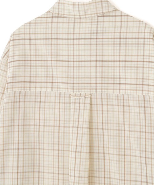 ETRE TOKYO（エトレトウキョウ）の「オリジナルマルチチェックシャツ（シャツ/ブラウス・レディース・ベージュ/ブラウン・FREE）」の20枚目の写真