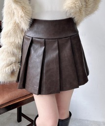 INGNI | フェイクレザープリーツスカパン(スカート)