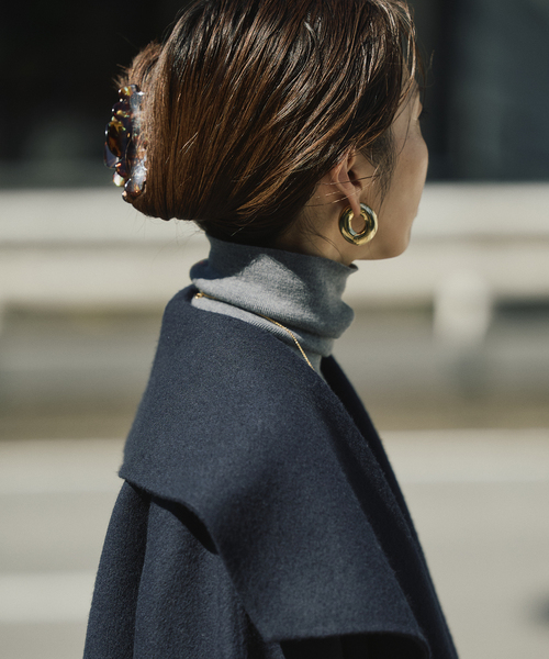 VERMEIL par iena（ヴェルメイユパーイエナ）の「ショールコート（その他アウター・レディース・ベージュ/ネイビー・38/36）」の5枚目の写真