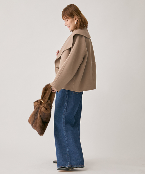 VERMEIL par iena（ヴェルメイユパーイエナ）の「ショールコート（その他アウター・レディース・ベージュ/ネイビー・38/36）」の19枚目の写真