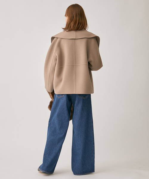 VERMEIL par iena（ヴェルメイユパーイエナ）の「ショールコート（その他アウター・レディース・ベージュ/ネイビー・38/36）」の20枚目の写真