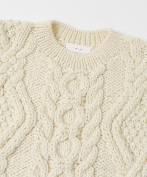 かぐれ（カグレ）の「ペルーアランニットベスト（ニット/セーター・レディース・グレー/アイボリー・FREE）」の21枚目の写真