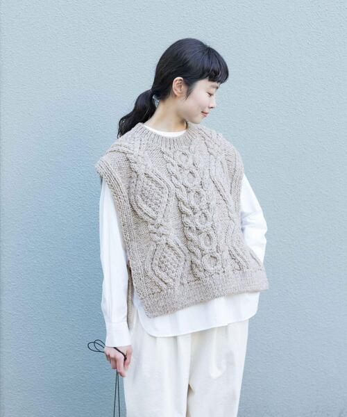 ペルーアランニットベスト（ニット/セーター）｜かぐれ（カグレ）の