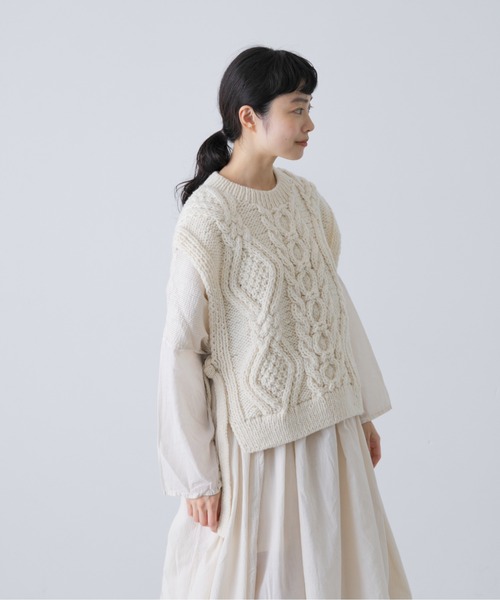 新品未使用/かぐれ/ペルーニットベスト ペルーニットベスト（ニット/セーター）｜かぐれ（カグレ）の