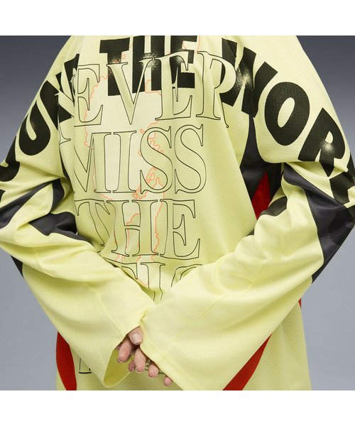 PUMA(プーマ)の「PUMA プーマ ユニセックス ナイン トゥ ファイブ 長袖 ジャージー シャツ(スウェット・メンズ・グレー系その他3/イエロー・LARGE/X-SMALL/X-LARGE/MEDIUM/SMALL)」の3枚目の写真