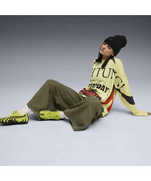 PUMA(プーマ)の「PUMA プーマ ユニセックス ナイン トゥ ファイブ 長袖 ジャージー シャツ(スウェット・メンズ・グレー系その他3/イエロー・LARGE/X-SMALL/X-LARGE/MEDIUM/SMALL)」の4枚目の写真