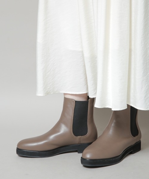 セール】サイドゴアフラットブーツ（ブーツ）｜NANO universe（ナノ
