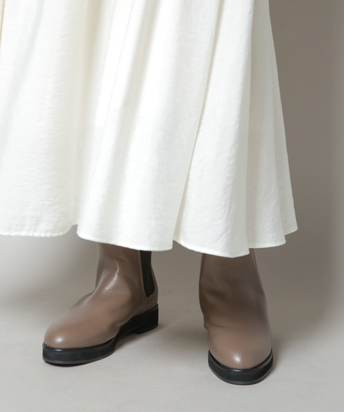 セール】サイドゴアフラットブーツ（ブーツ）｜NANO universe（ナノ