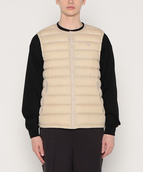MEN'S CREWNECK INNER DOWN VEST（ダウンベスト）｜DANTON
