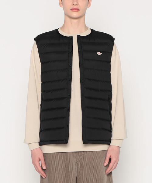 MEN'S CREWNECK INNER DOWN VEST（ダウンベスト）｜DANTON（ダントン