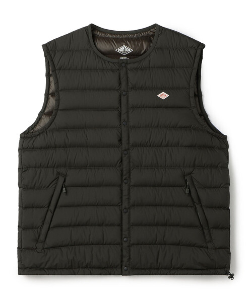 DANTON(ダントン)の「MEN'S CREWNECK INNER DOWN VEST(ダウンベスト・メンズ・ブラック/オフホワイト/オリーブ/マスタード/ブラック系その他/ベージュ系その他・L/M/XXL/XL/S/XS)」の21枚目の写真