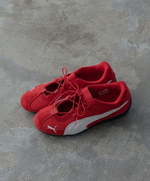 GALLEST（ギャレスト）の「【PUMA】ウィメンズ スピードキャット GO スニーカー（スニーカー・レディース・ナチュラル/レッド系1/ブラック・45/35）」の3枚目の写真
